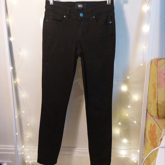 Paige black jeans size 24 - Picture 6 of 12